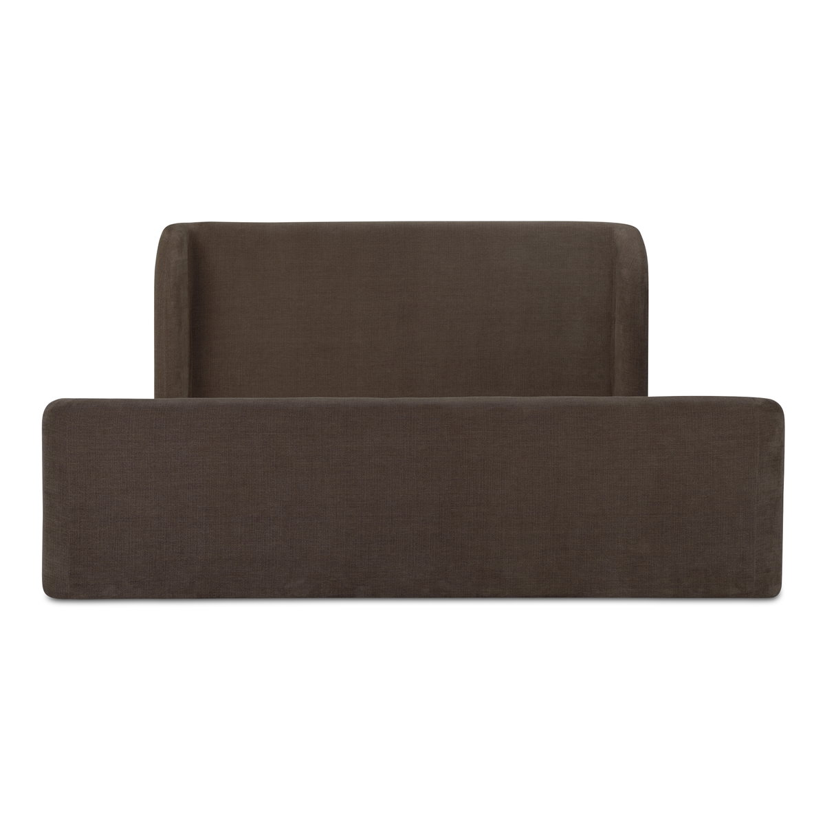 Sophia Queen Storage Bed Brown, by Moe's Home, 6'4" width x 4'7" height x 7'7" depth View 7