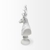 Mozart 8L x 6W White Resin Deer In A Suit, Decorative Object by Mercana, 8.27" length x 6.89" width x 23.23" height thumbnail 4