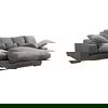 Plunge Sectional Charcoal, Sectional Sofa by Moe's Home, 106" width x 34" height x 46" depth thumbnail 2