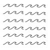 Simplistic Waves Wall Decals, by York Wall, 1'4.8" length x 9" width x 0.02" depth thumbnail