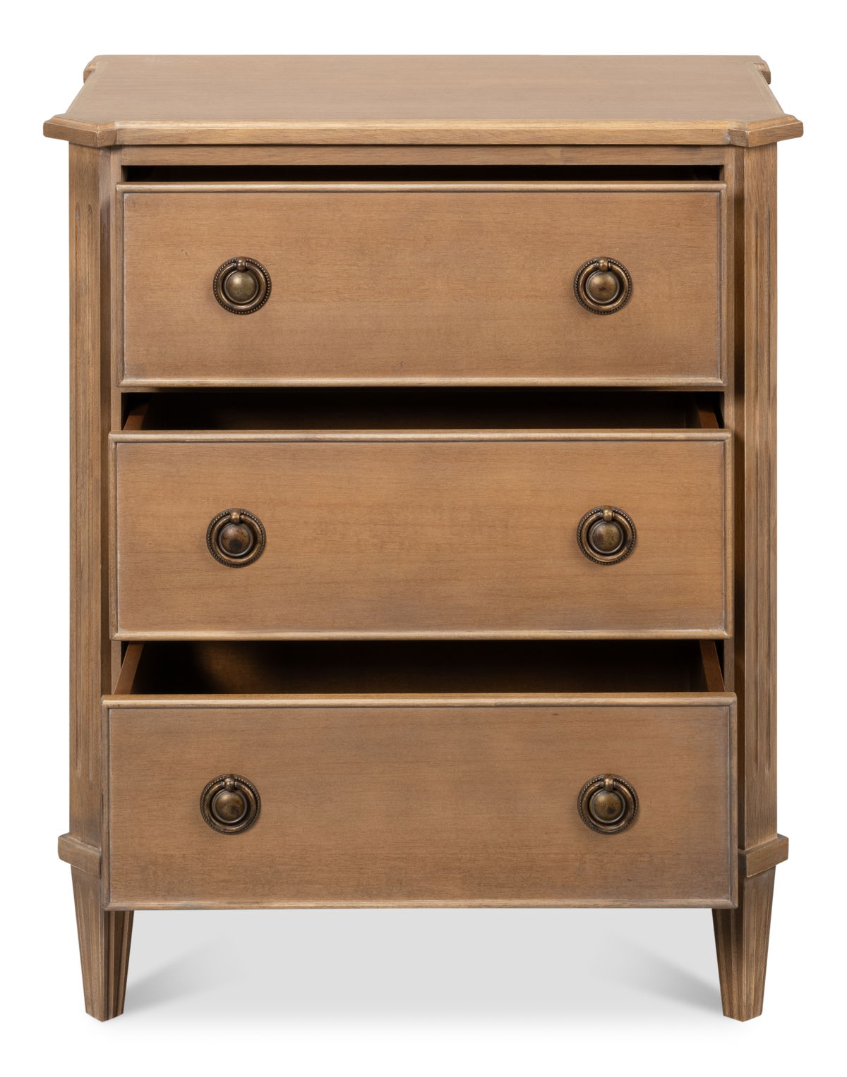 Poppin's 3 Drawer Chest, by Sarreid, 1'4" length x 1" width x 1" height View 9