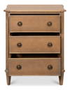 Poppin's 3 Drawer Chest, by Sarreid, 1'4" length x 1" width x 1" height thumbnail 9