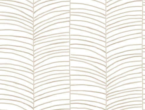 Cascade Palm Chevron Dune Wallpaper