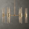Cret 12 Light Brass Chandelier thumbnail 1