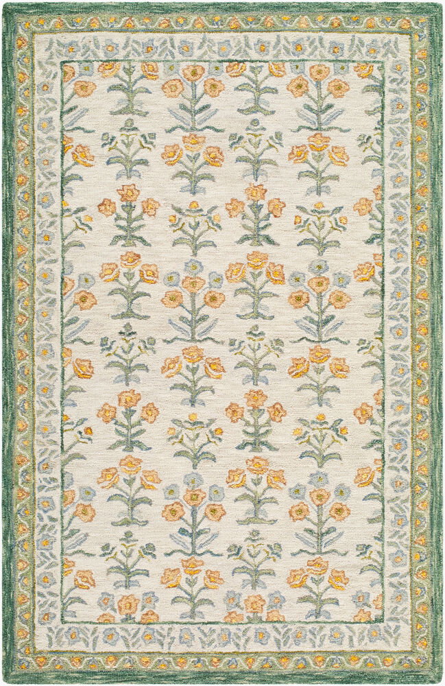 Fairfax Handmade Rug, by Surya, 1'6" length x 1'6" width