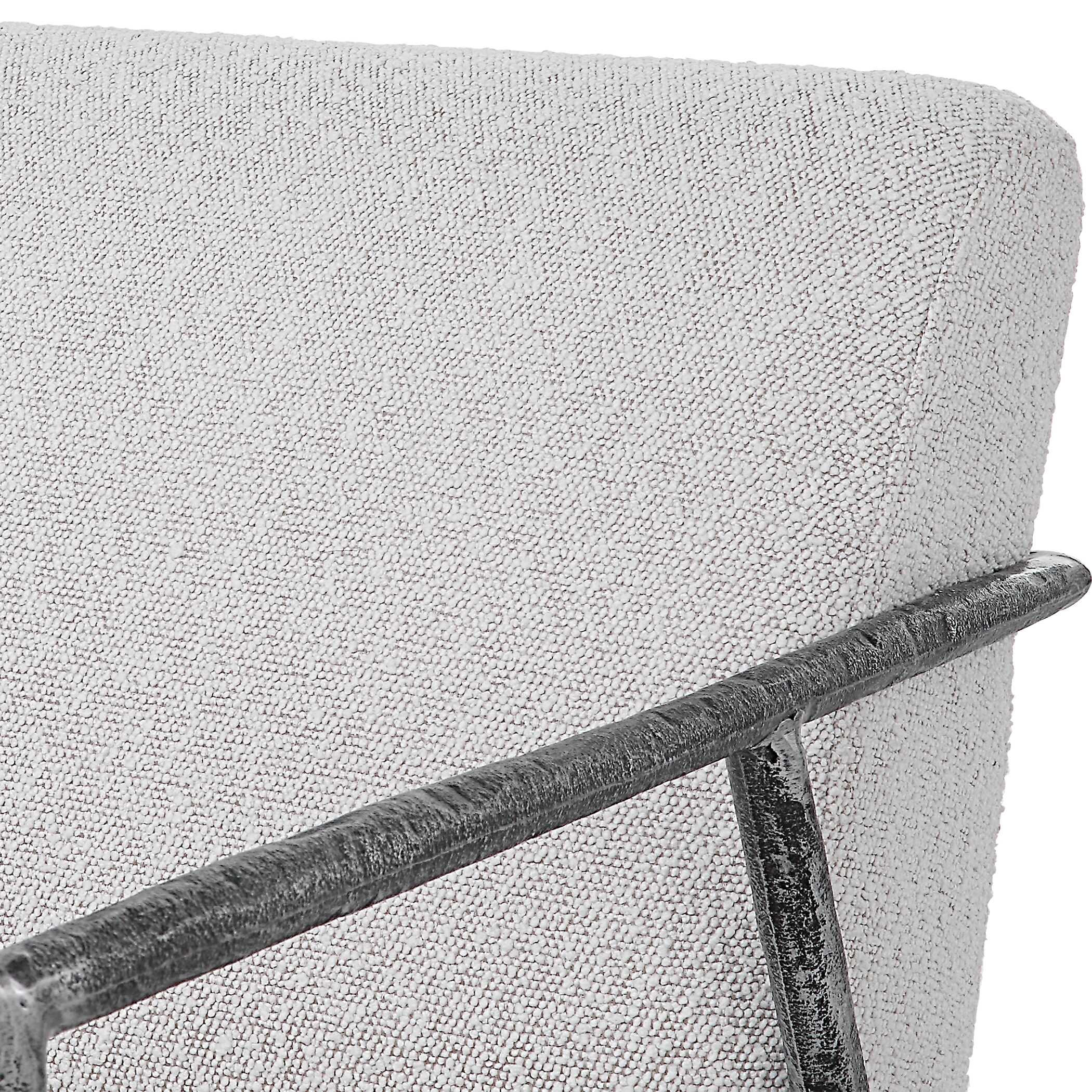 Brisbane Light Gray Accent Chair large image 
