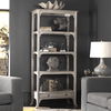 Bridgely Aged White Etagere thumbnail 1