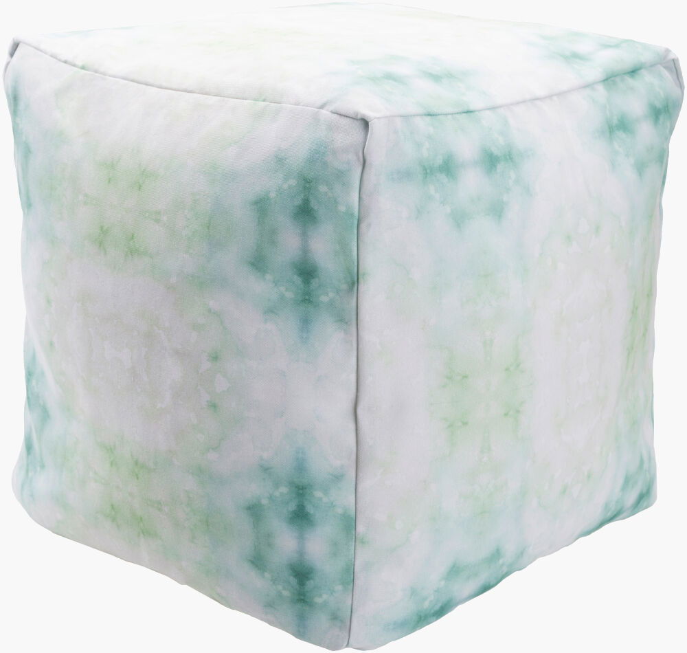 Agua Pouf, Ottoman by Surya, 18" width x 18" height