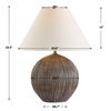 Sayre Dark Brown Table Lamp thumbnail 2