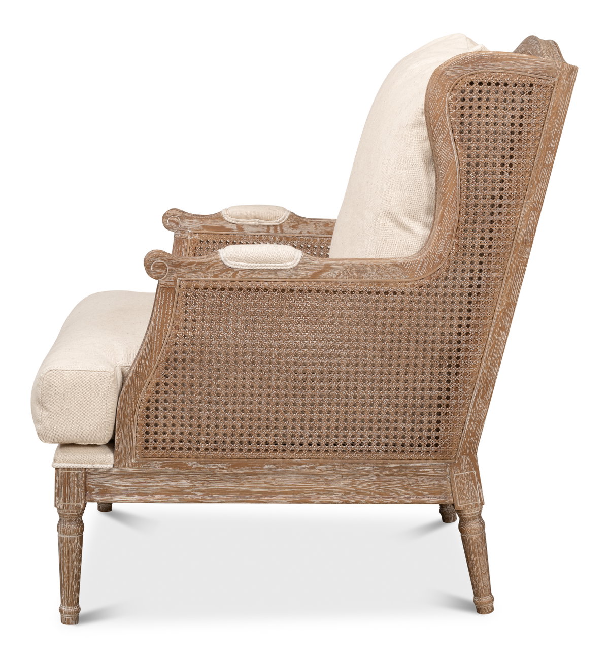 Ava Chair, by Sarreid, 2'11" length x 2'5" width x 3'2" height View 8