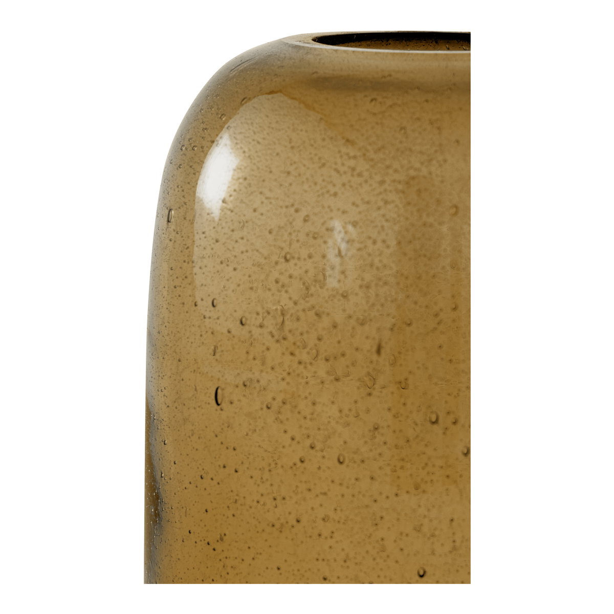 Circe Vase Amber, by Moe's Home, 5" width x 6.5" height x 5" depth View 4