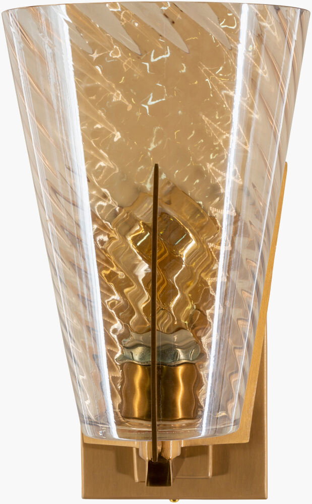 Maxton Wall Sconce, by Surya, 6" length x 8" width x 12" height