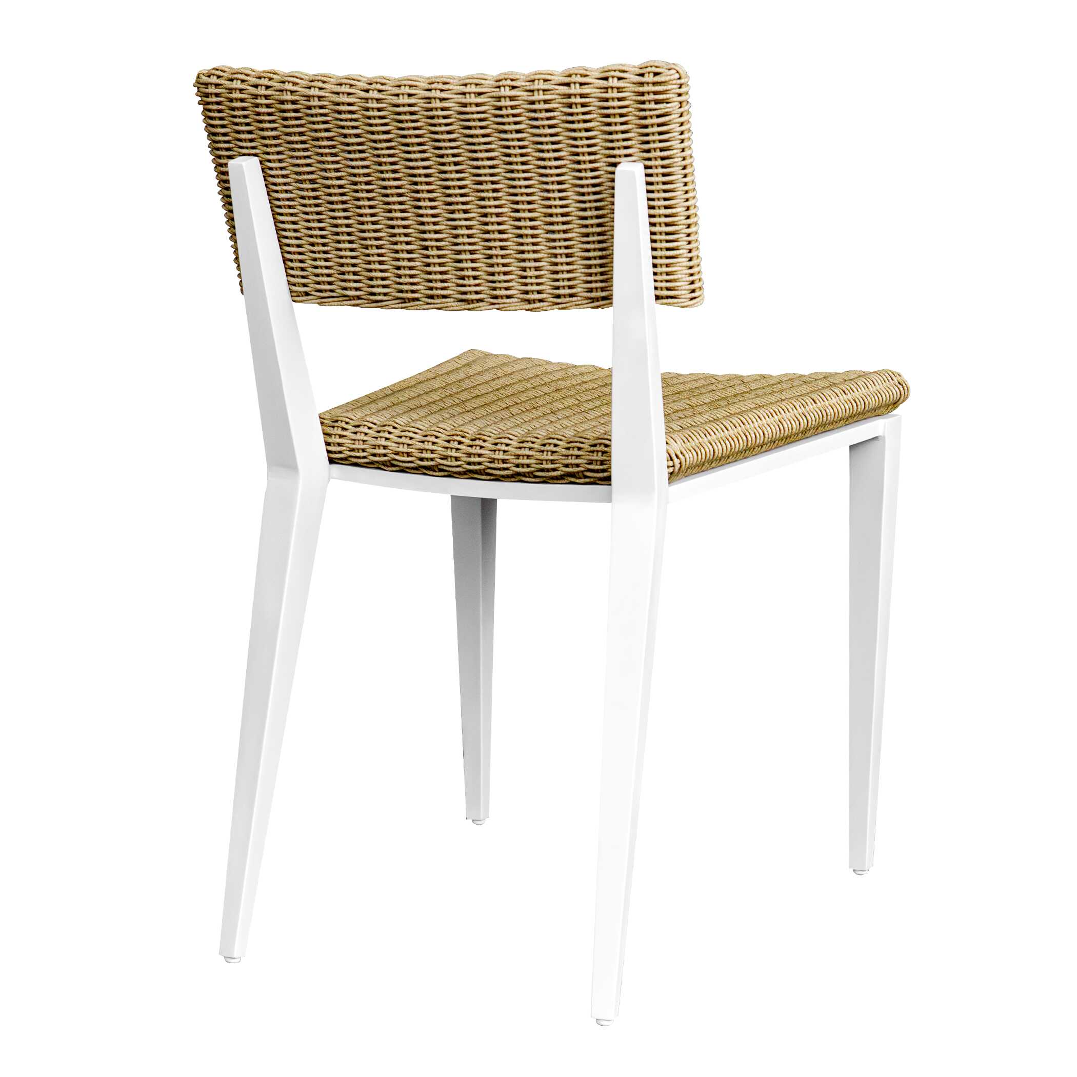Calbas White Outdoor Dining Chair large image 