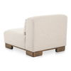 June Slipper Chair Oatmeal, Accent Chair by Moe's Home, 35" width x 30" height x 40" depth thumbnail 5