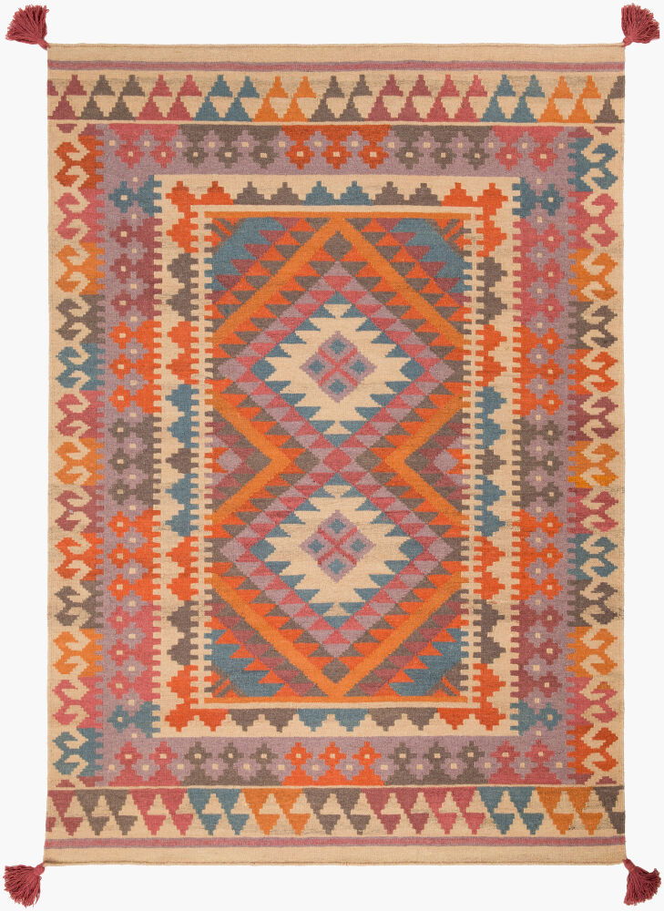 Adia Handmade Rug, by Surya, 7'6" length x 5' width