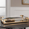 Balkan Mirrored Tray, Decorative Tray by Uttermost, 24.25" width x 4.5" height x 14.5" depth thumbnail 5