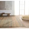 Zoya Flatweave Striped Area Rug in Brown/Blue thumbnail 8