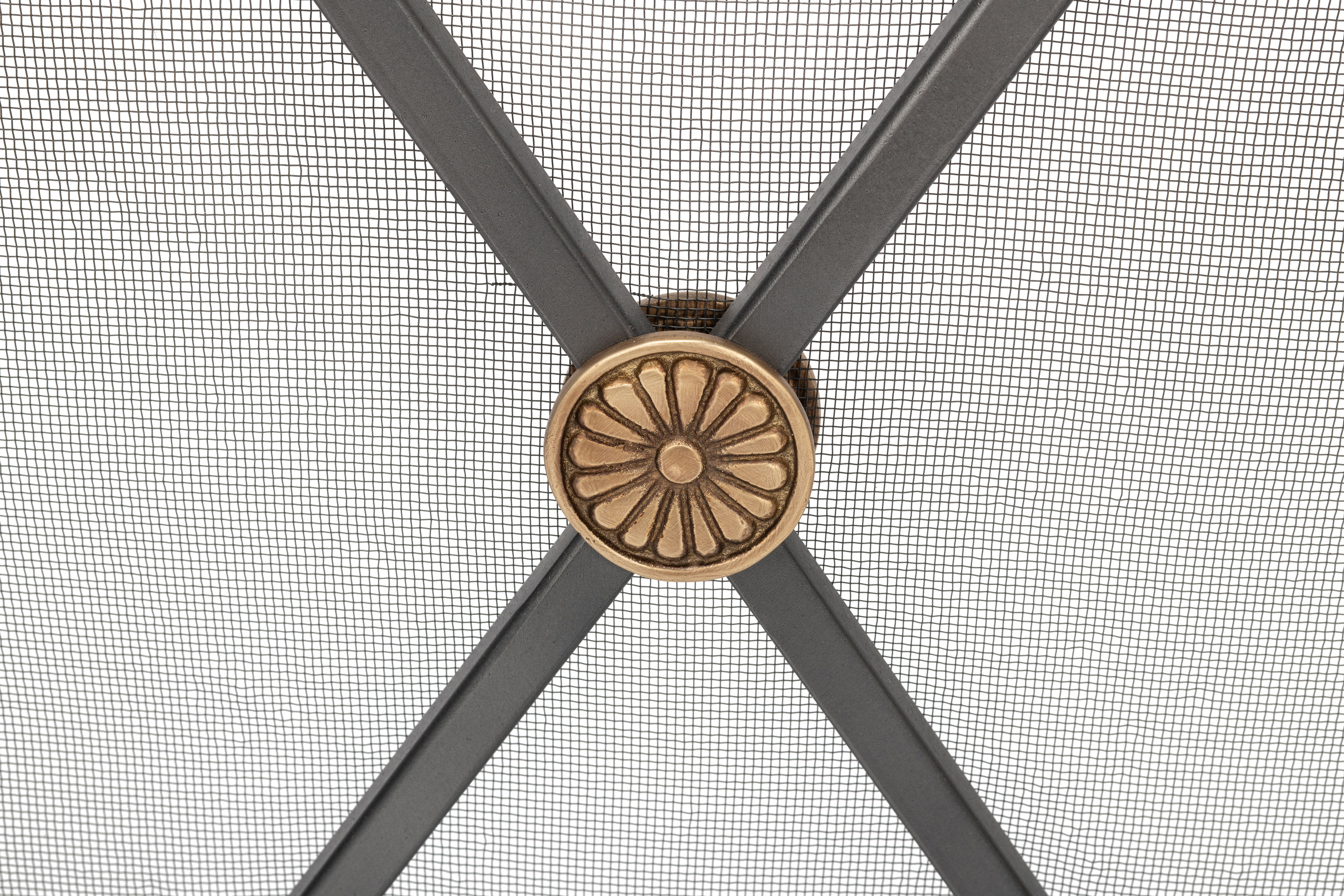 Paneled Firescreen, Decor by Sarreid, 38" length x 9" width x 30" height View 7