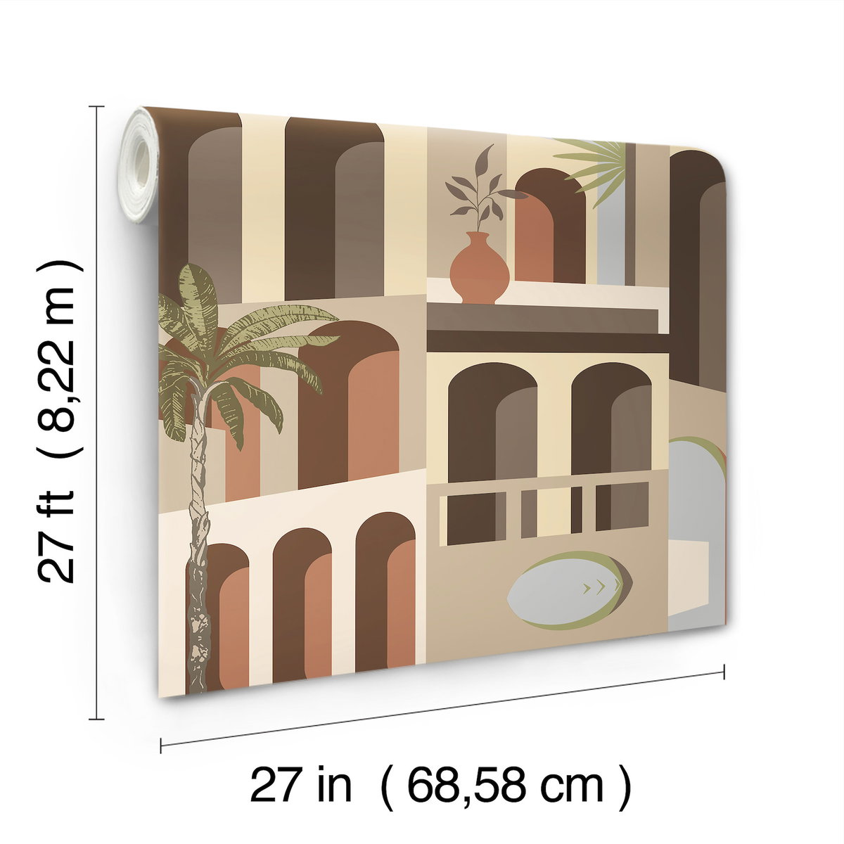 Monte Vista Sunstone Wallpaper, by York Wall, 27' length x 2'3" width x 0.02" depth View 7