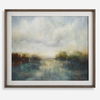 Blue Reverie Framed Abstract Lake Print, Painting by Uttermost, 41.25" width x 35.25" height x 2.5" depth thumbnail 1