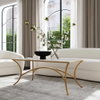 Alayna Gold Coffee Table, by Uttermost, 48.12" width x 19.75" height x 24.12" depth thumbnail 2