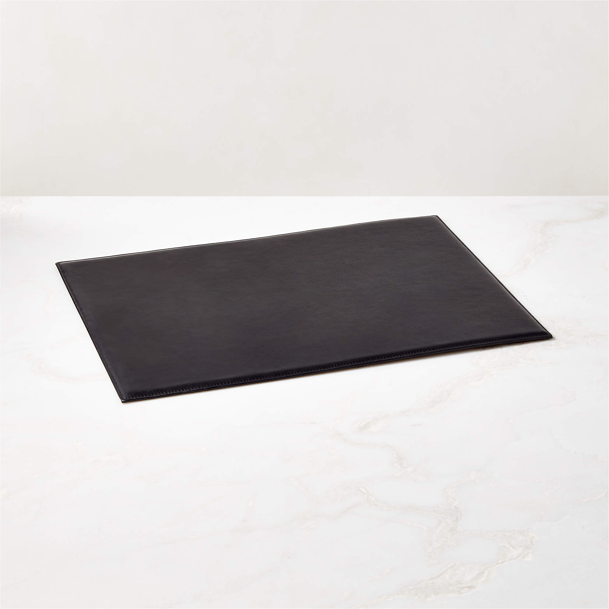 Online Designer Other Black Leather Desk Blotter