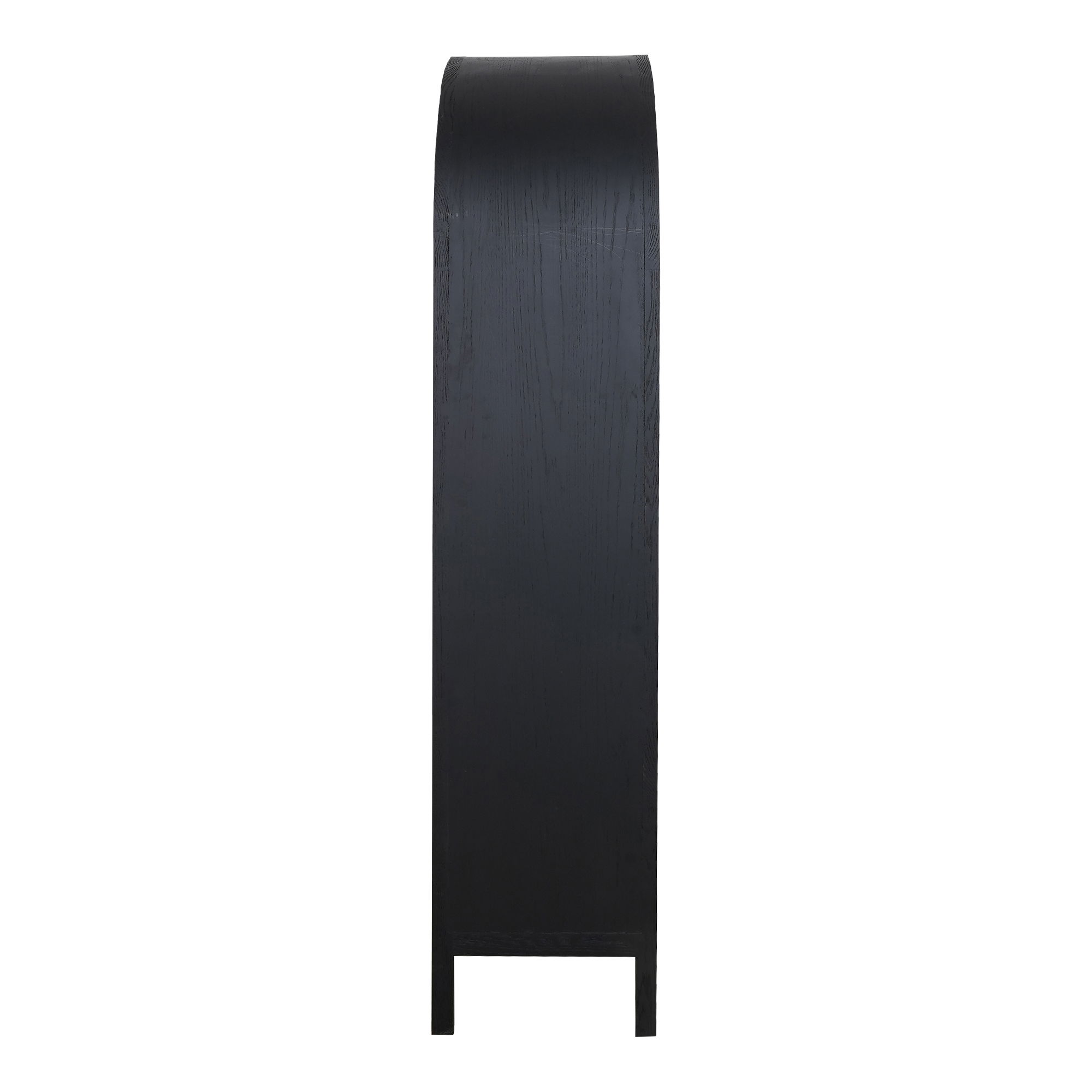 Wilde Display Cabinet Black Oak large image 