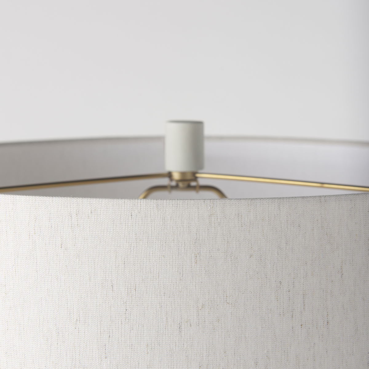 Javier 18.0L x 18.0W x 30.75H Light Base with Cream Shade Table Lamp, by Mercana, 18" length x 18" width x 30" height View 6