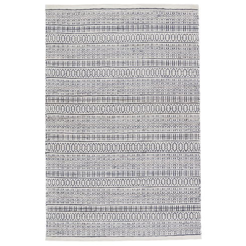 Galway Natural Trellis Slate/ Ivory Area Rug