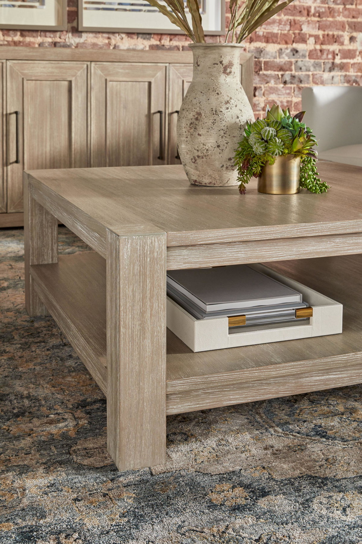 Adler Square Coffee Table, by Essentials for Living, 42" width x 17.5" height x 42" depth View 8