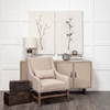 Cassia Set of 2 Brown Wooden Boxes, by Mercana, 11" length x 20" width x 9.87" height thumbnail 2