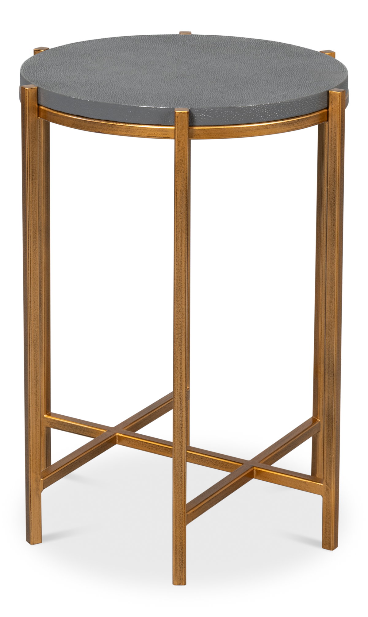 Spence Side Table  Quiet Shade, by Sarreid, 1'4" length x 1'4" width x 1'9" height View 9