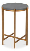 Spence Side Table  Quiet Shade, by Sarreid, 1'4" length x 1'4" width x 1'9" height thumbnail 9