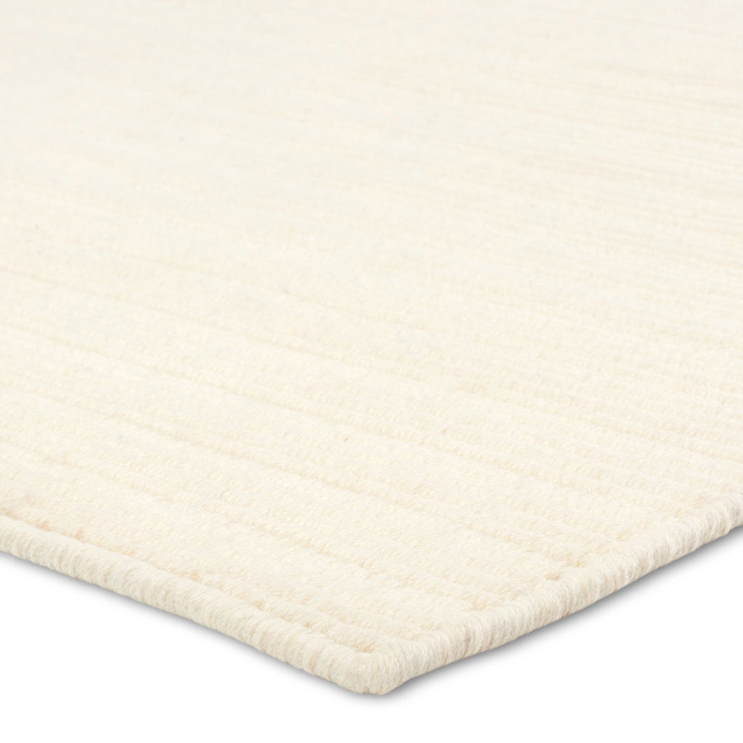 Jaipur Living Venue TEP01 Handmade Solid Ivory Area Rug (6'x9') large image 