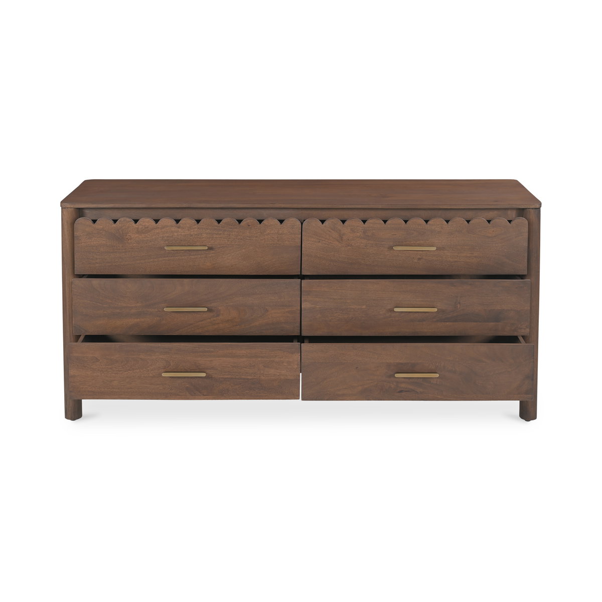 Wiley Dresser Vintage Brown, by Moe's Home, 63" width x 30" height x 19" depth View 2