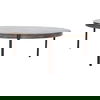 Mendez Outdoor Coffee Table Dark Grey, by Moe's Home, 36" width x 16" height x 36" depth thumbnail 1
