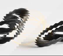 Online Designer Home/Small Office Bronze Ribbon Object, Medium