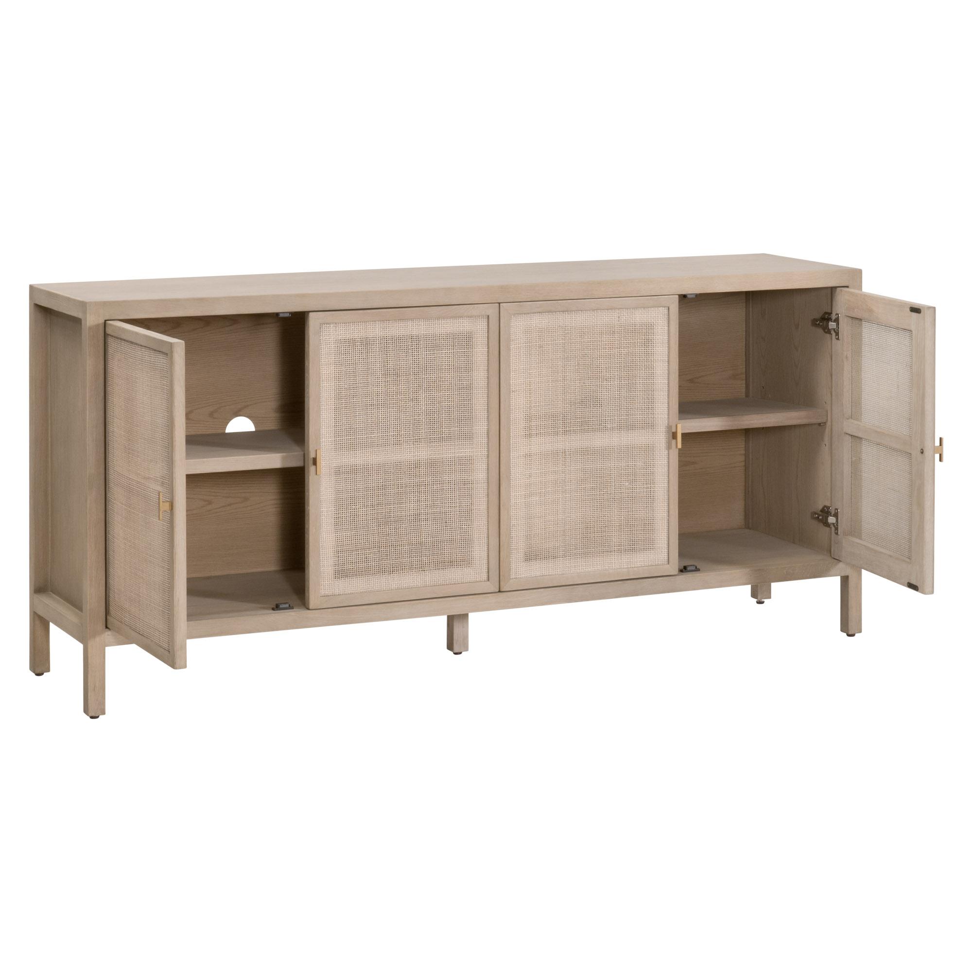 Carina Media Sideboard, Cabinets & Sideboard by Essentials for Living, 73.5" width x 34.25" height x 17.75" depth View 8