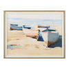 Beached Boats Framed Print, Painting by Uttermost, 43.87" width x 33.87" height x 2" depth thumbnail 1