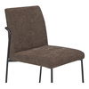 Danny Dining Chair Dark Brown Set Of Two, by Moe's Home, 18.7" width x 33.9" height x 23.6" depth thumbnail 6