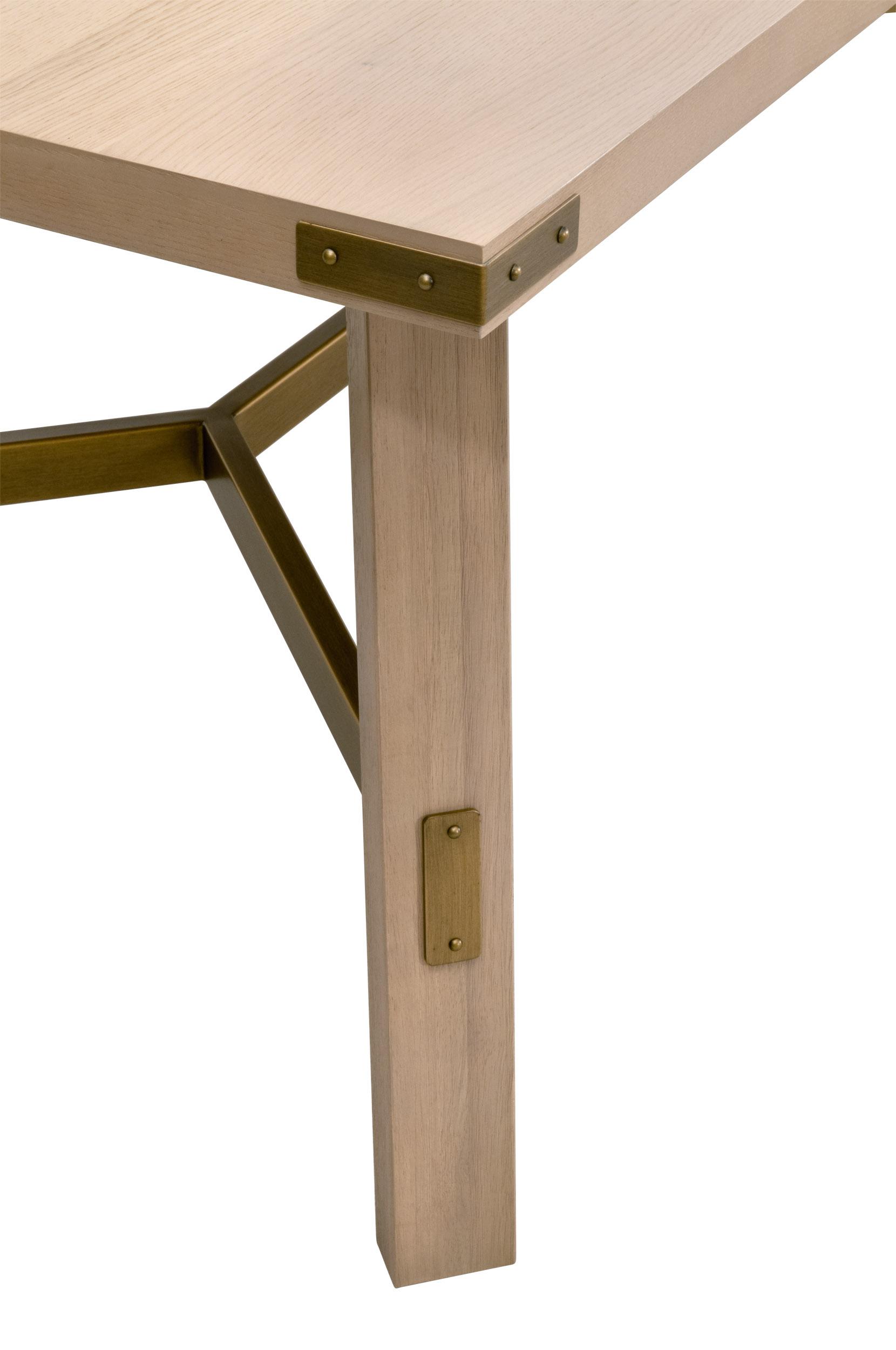 Klein Dining Table, by Essentials for Living, 90.25" width x 29.75" height x 40.75" depth View 4