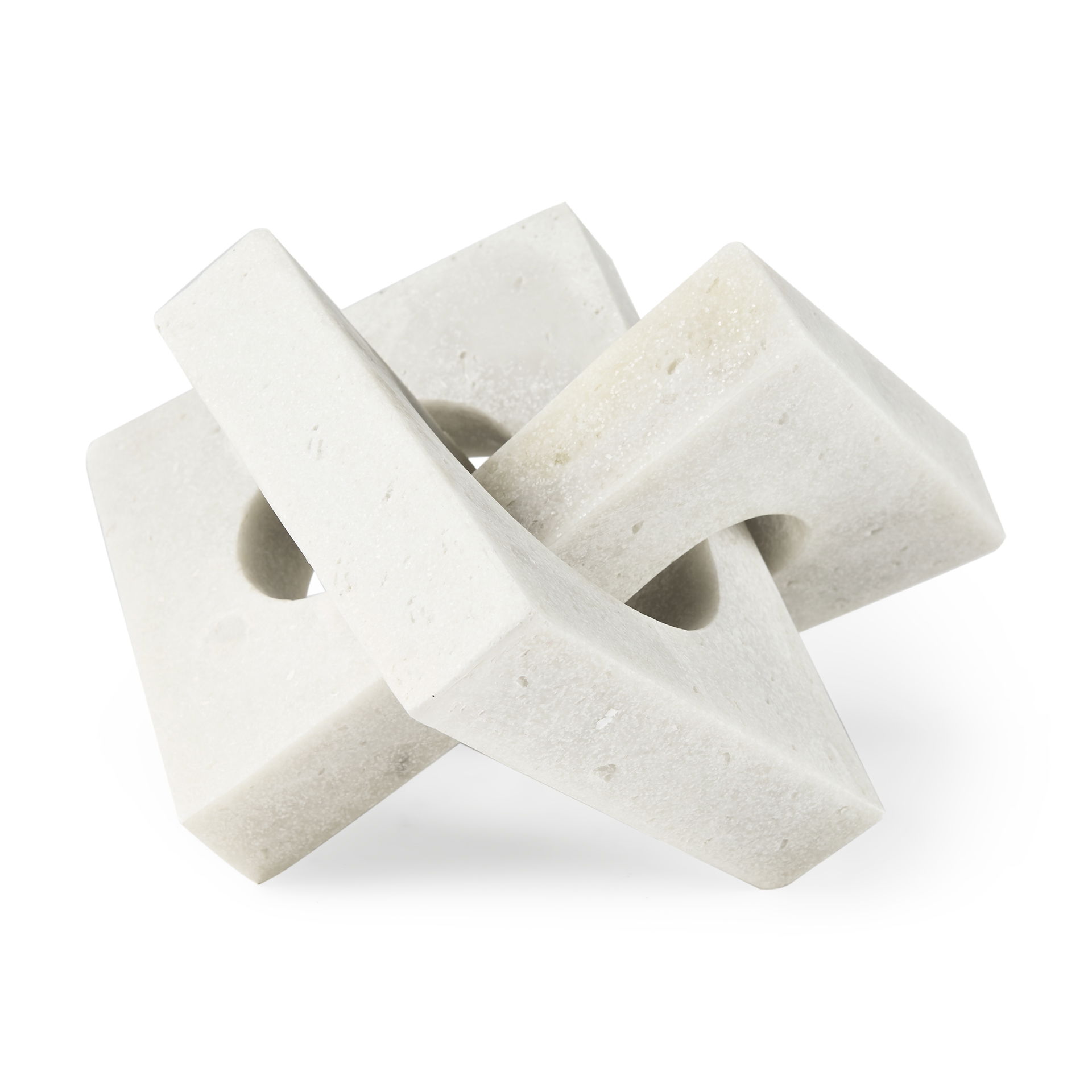 Linx  Large Granite Resin Sculpture Decorative Object, by Mercana, 12.01" length x 12.01" width x 8" height View 1