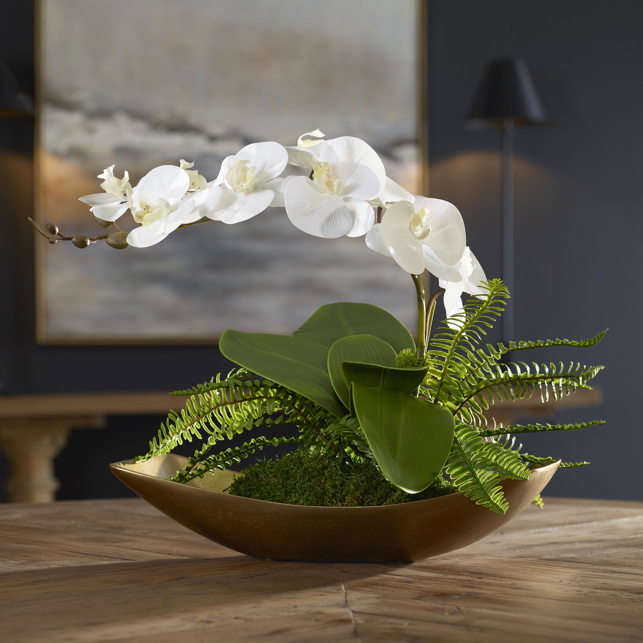 Transcend Orchid Centerpiece, Decorative by Uttermost, 18" width x 16" height x 16" depth View 2