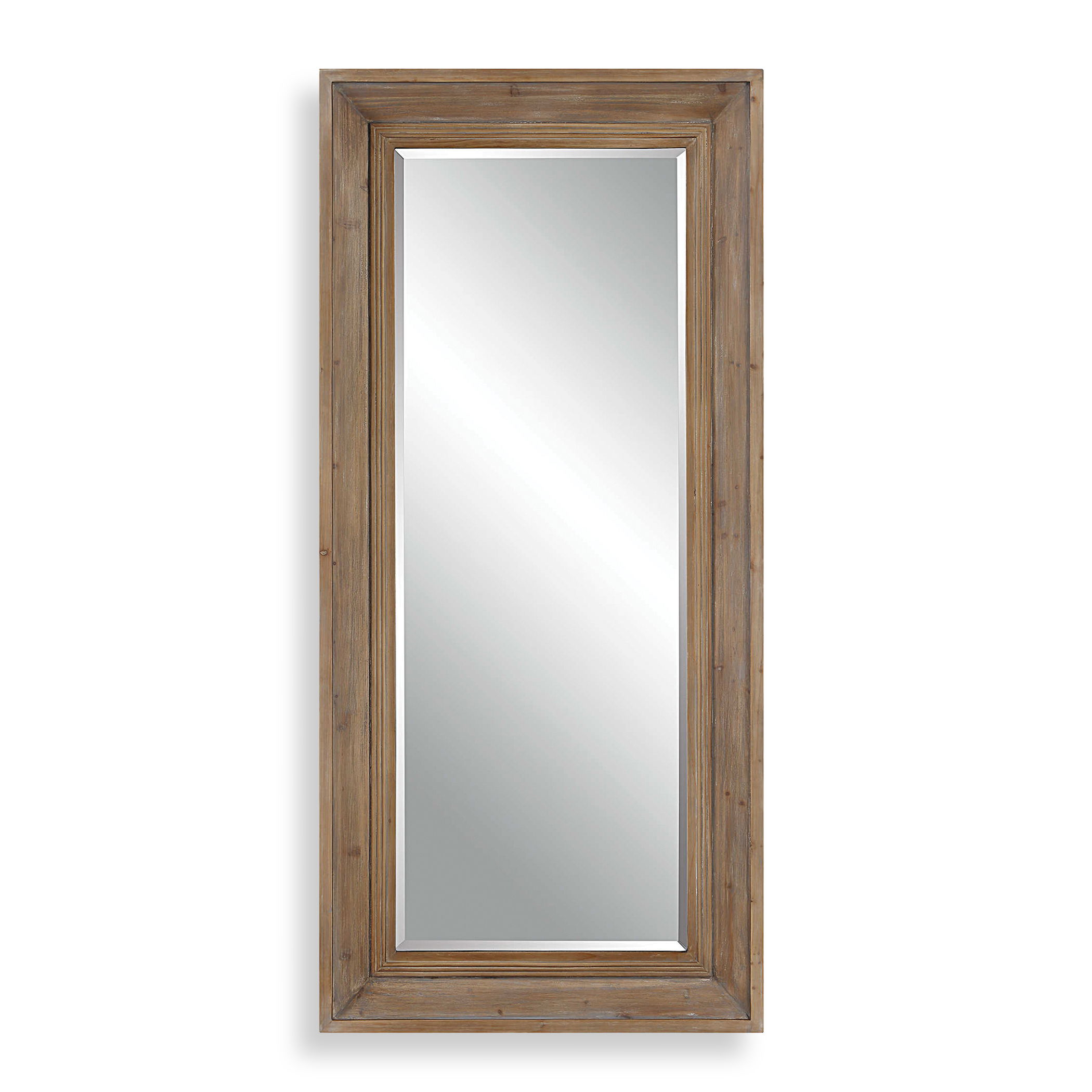 Missoula Large Natural Wood Mirror large image 
