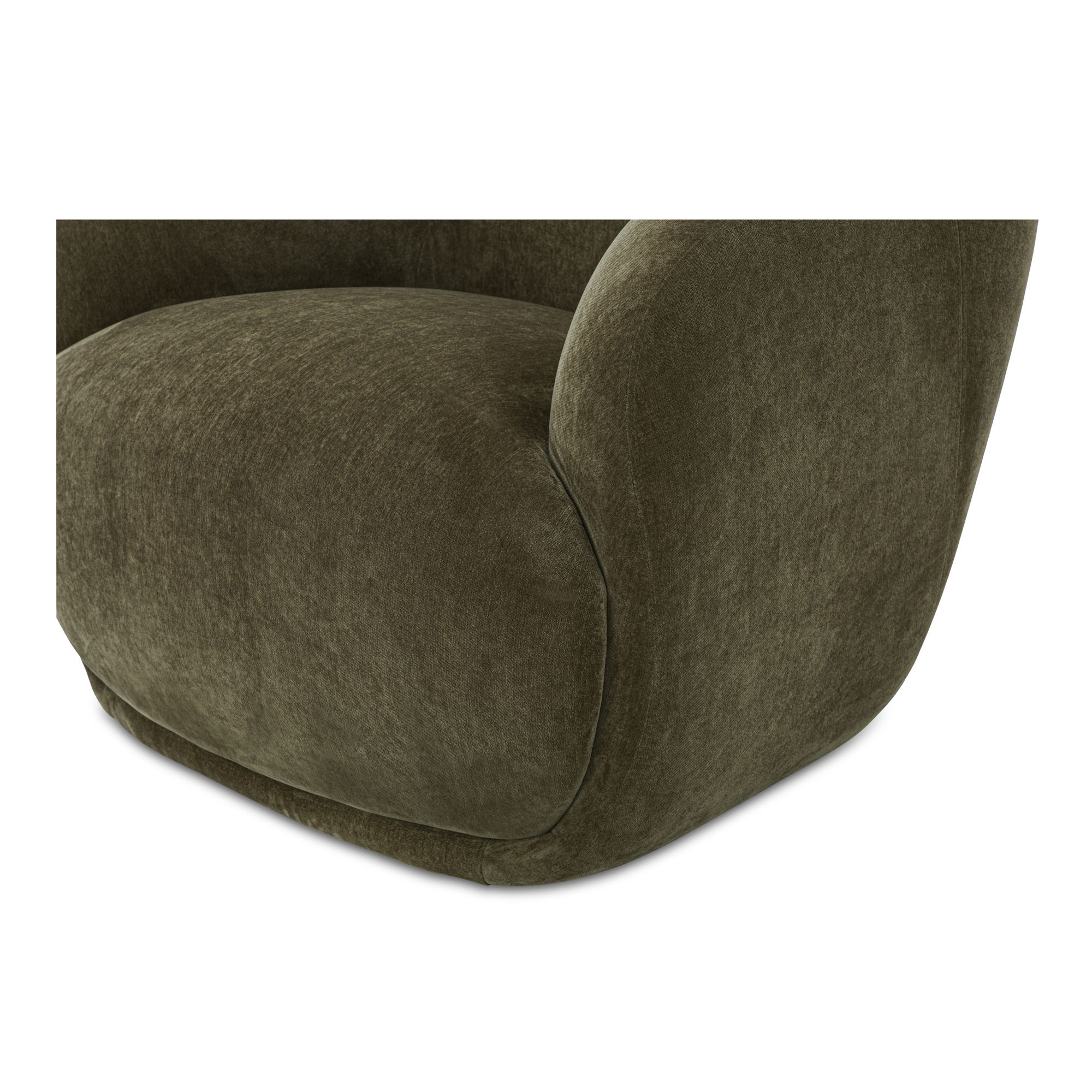 Stevie Lounge Chair Cedar Green, Accent Chair by Moe's Home, 35" width x 32.3" height x 34.25" depth View 6