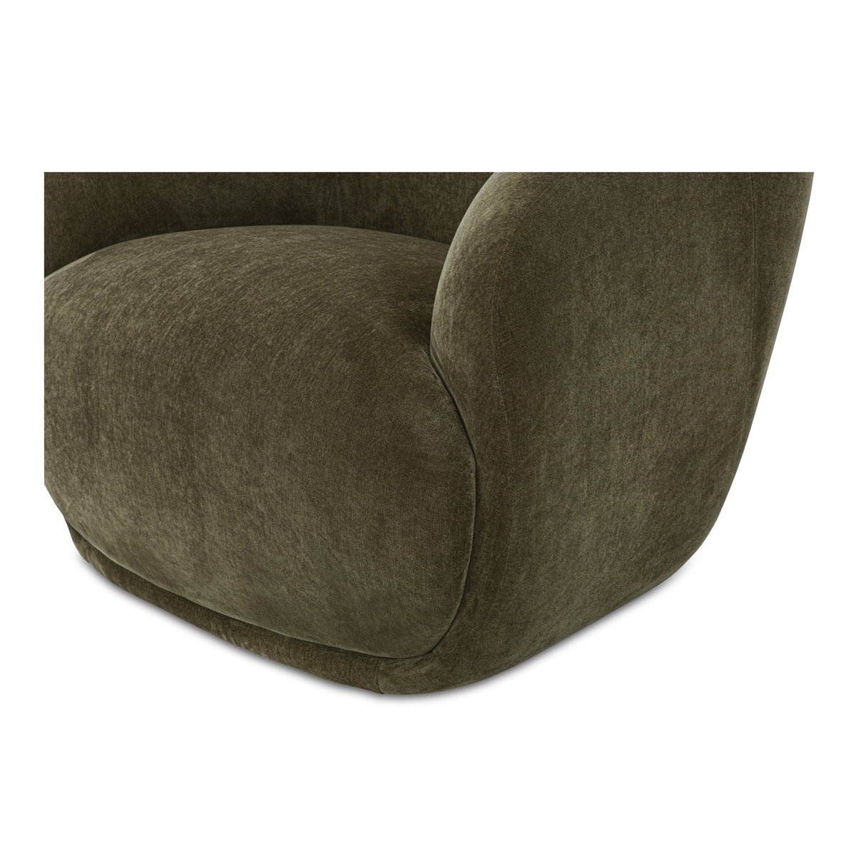 Stevie Lounge Chair Cedar Green, Accent Chair by Moe's Home, 35" width x 32.3" height x 34.25" depth View 6