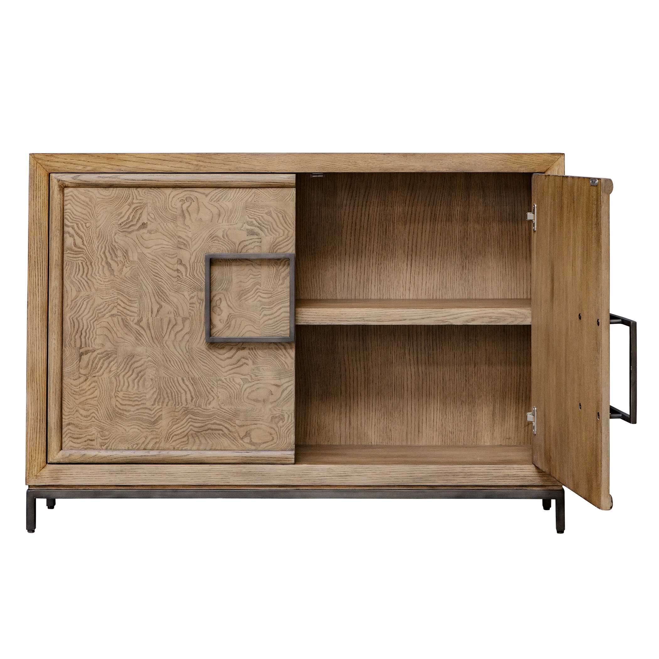 Paltrow Burl 2 Door Cabinet large image 