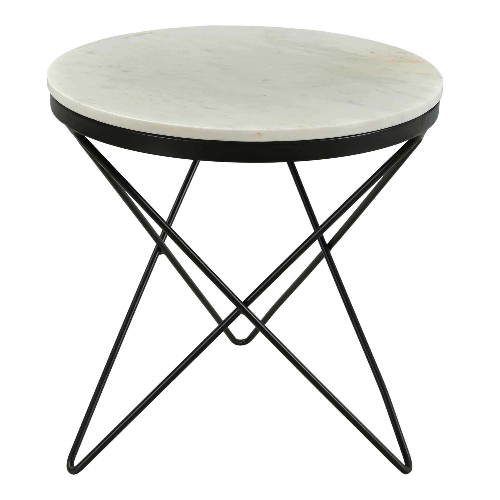 Haley Side Table Black, Side & End Table by Moe's Home, 20" width x 20" height x 20" depth View 2