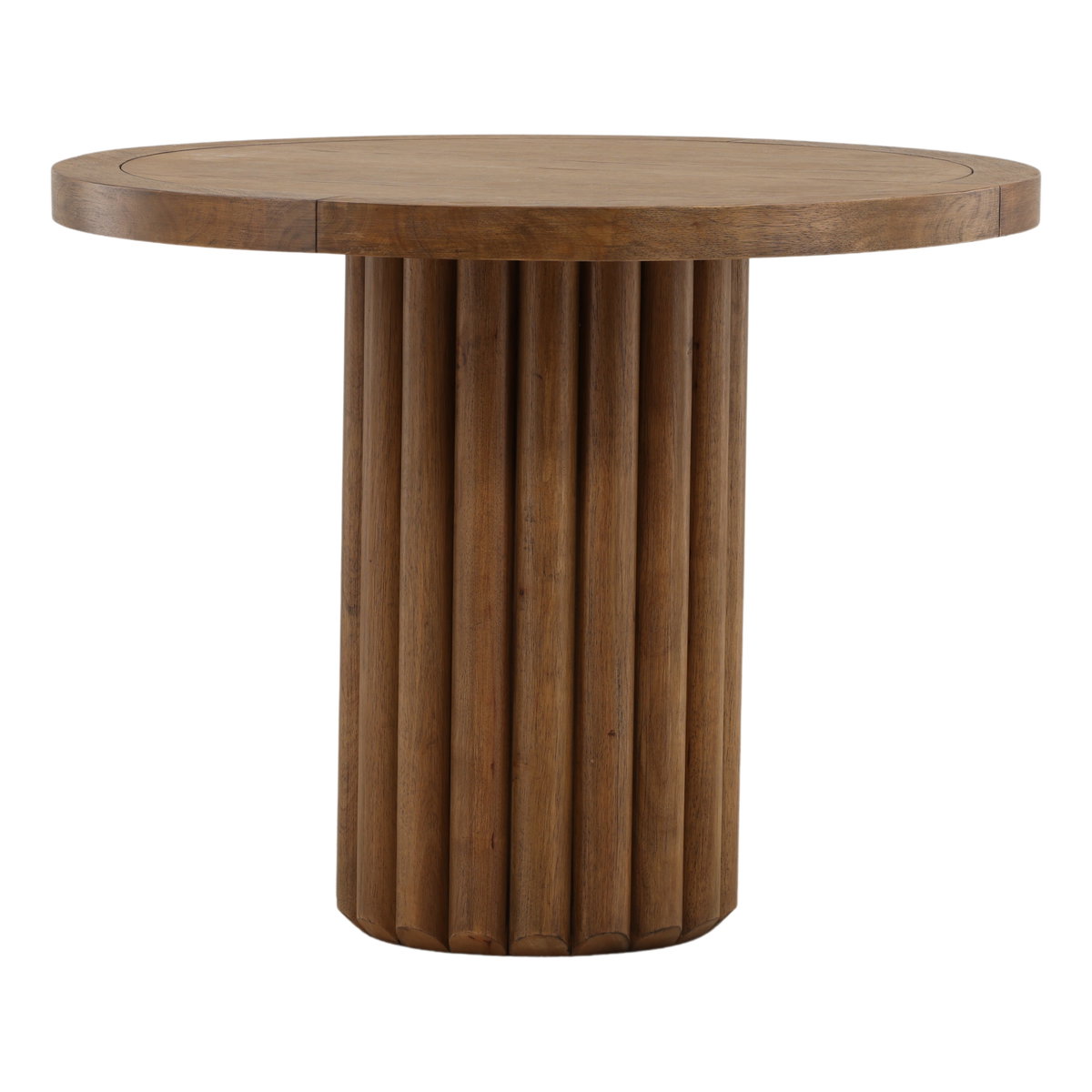 Henley Bistro Table Dark Brown, Dining Table by Dovetail, 38" width x 30" height x 38" depth View 1