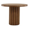 Henley Bistro Table Dark Brown, Dining Table by Dovetail, 38" width x 30" height x 38" depth thumbnail 1